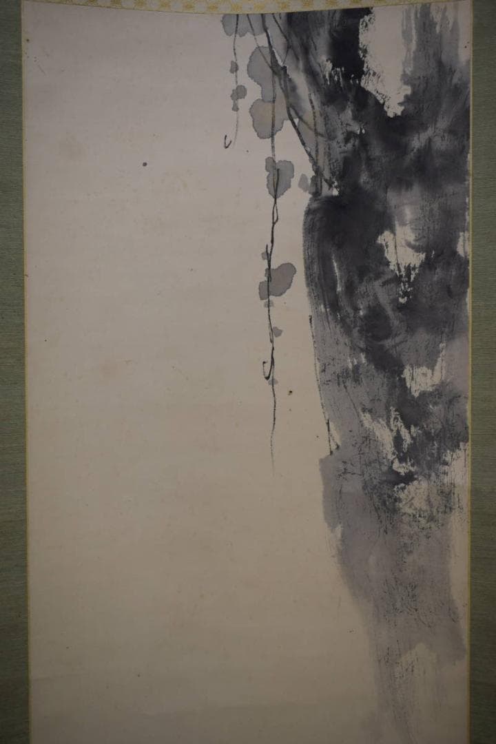 真作/織田観潮/達磨図/桐共箱付/布袋屋掛軸HH-963 - メルカリ