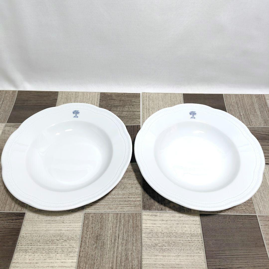 リチャードジノリ ボンジョルノ ブルーロゴ プレート セット - メルカリ