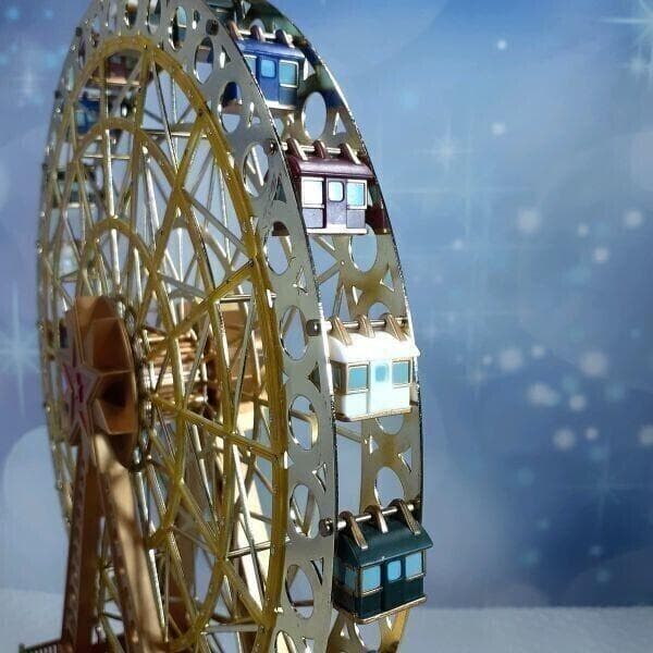 新品 ミスタークリスマス 大観覧車 オルゴール メーカー直輸入品 レトロ