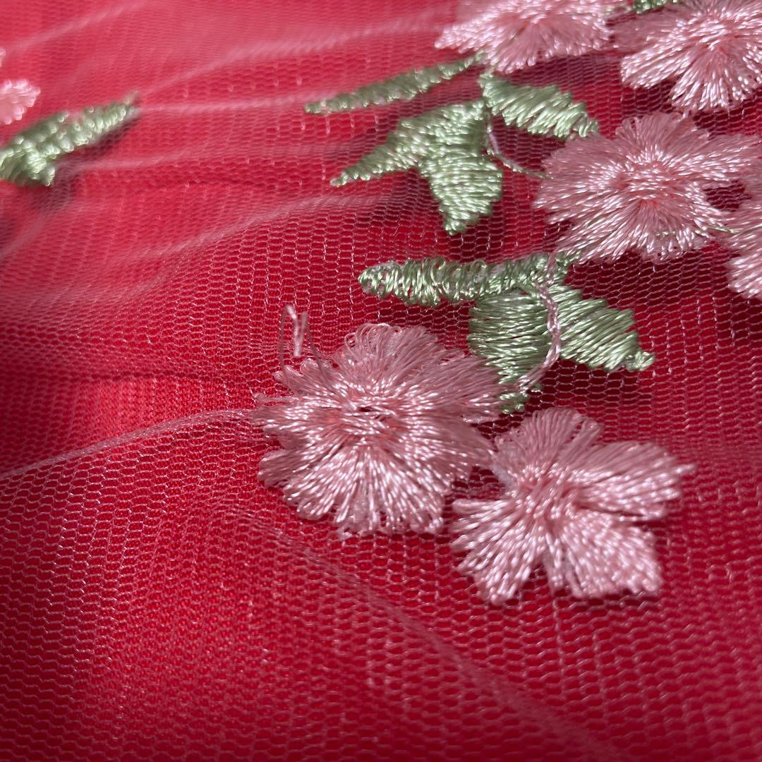 キャサリンコテージ 赤×ピンク 七五三 100サイズ