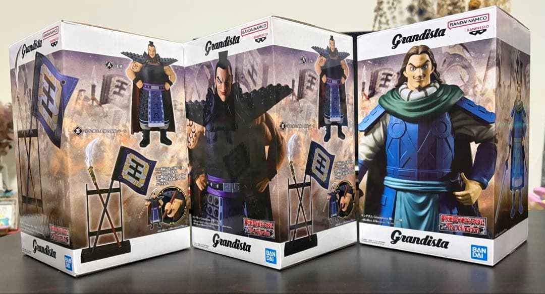 キングダム Grandista 王騎 矛旗 騰 3個セット グランディスタ - メルカリ
