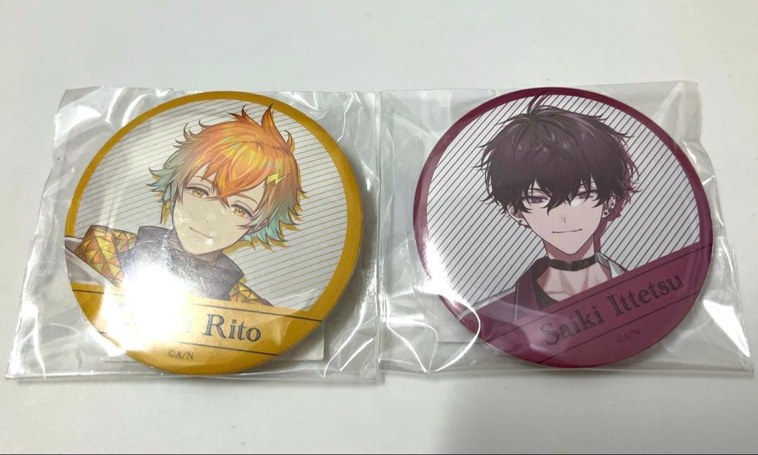 宇佐美リト 佐伯イッテツ welcome グッズ アクスタ 缶バッジ リトテツ