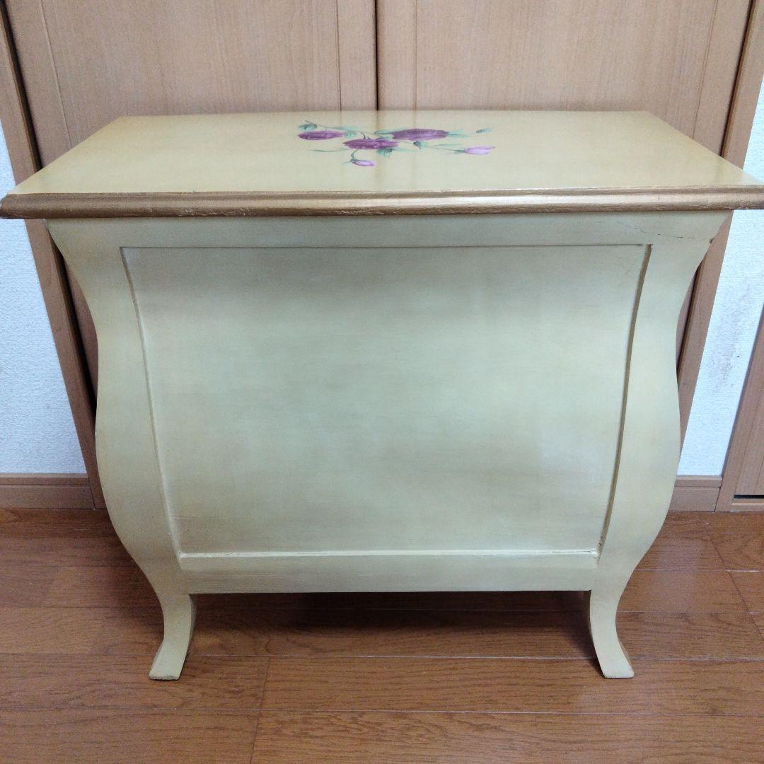 アンティーク 猫脚 キャビネット 棚 チェスト 花台 サイドテーブル インテリア