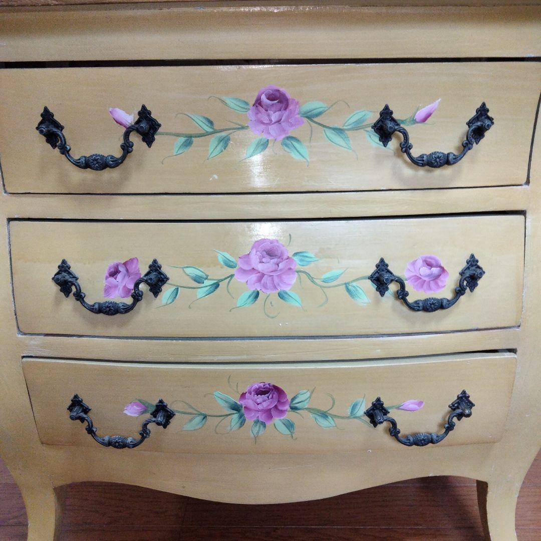 アンティーク 猫脚 キャビネット 棚 チェスト 花台 サイドテーブル インテリア