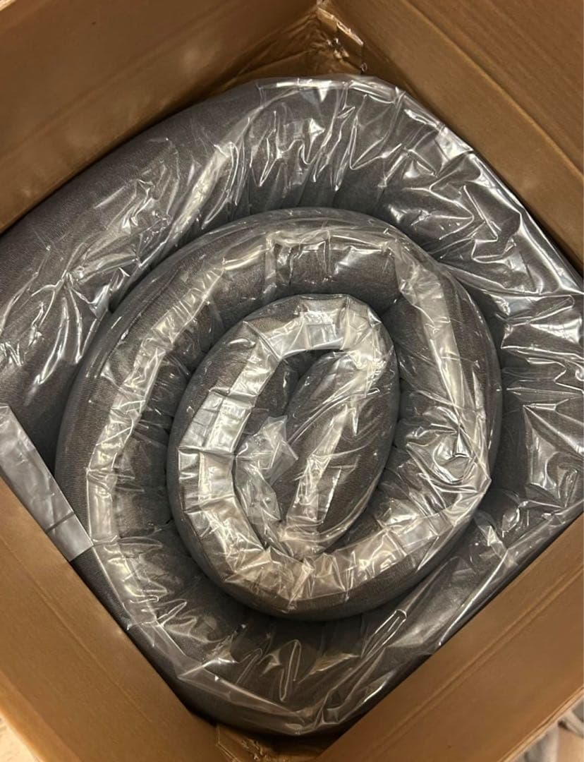 ✨️新品✨️三つ折りマットレス シングル グレー195長さx97幅x10厚みcm