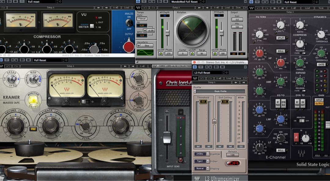 WAVESプラグイン26個以上セット