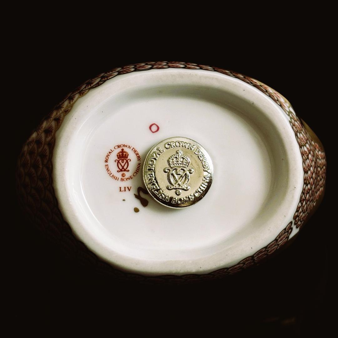 ロイヤルクラウンダービー Crown Derby 鶏（ニワトリ）人形