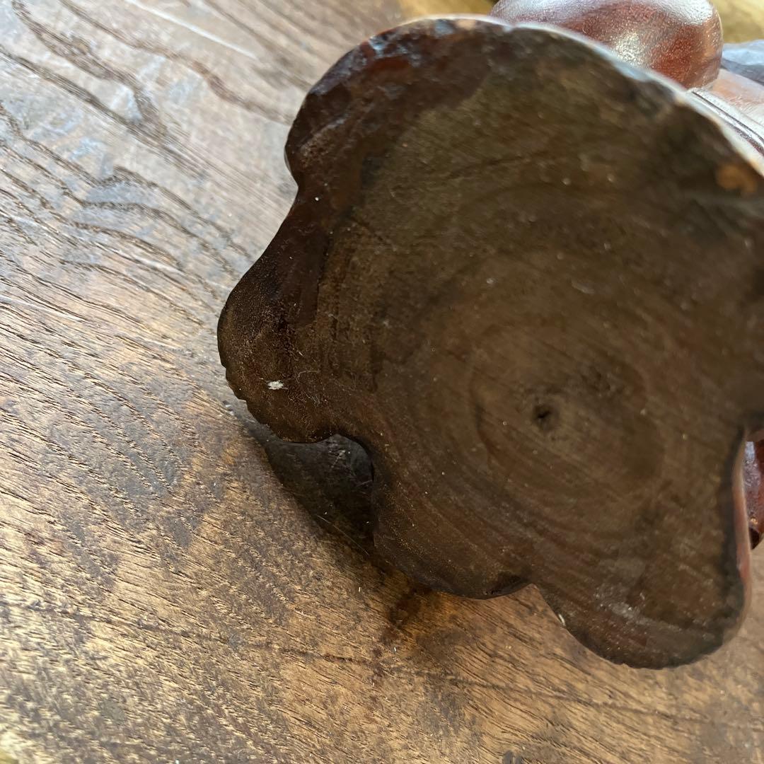 木製／招き猫／置物／縁起物／希少／アンティーク／ヴィンテージ