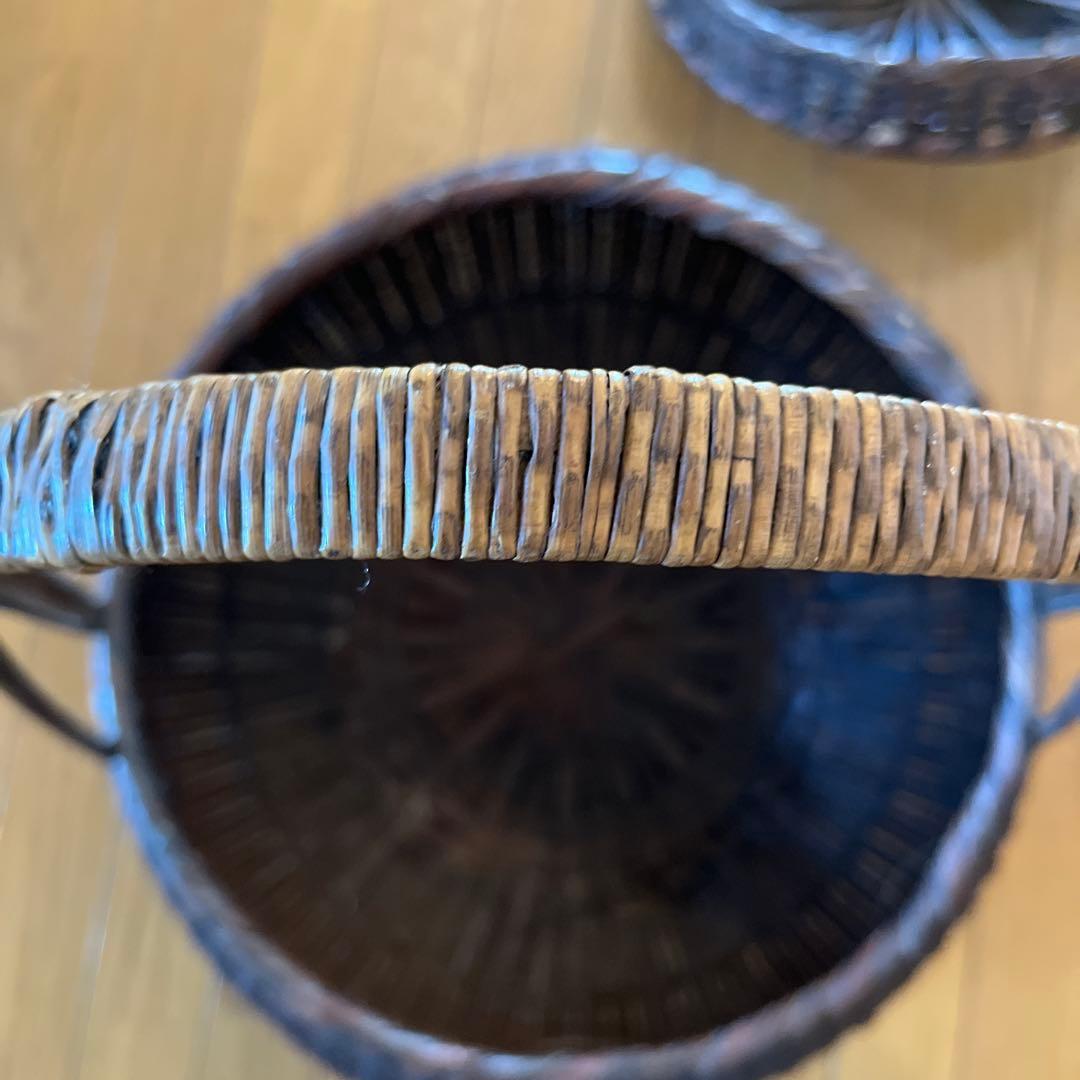 特大蓋付き 籠 かご 花入れ 花瓶 夏 インテリア 籠バック バスケット 夏