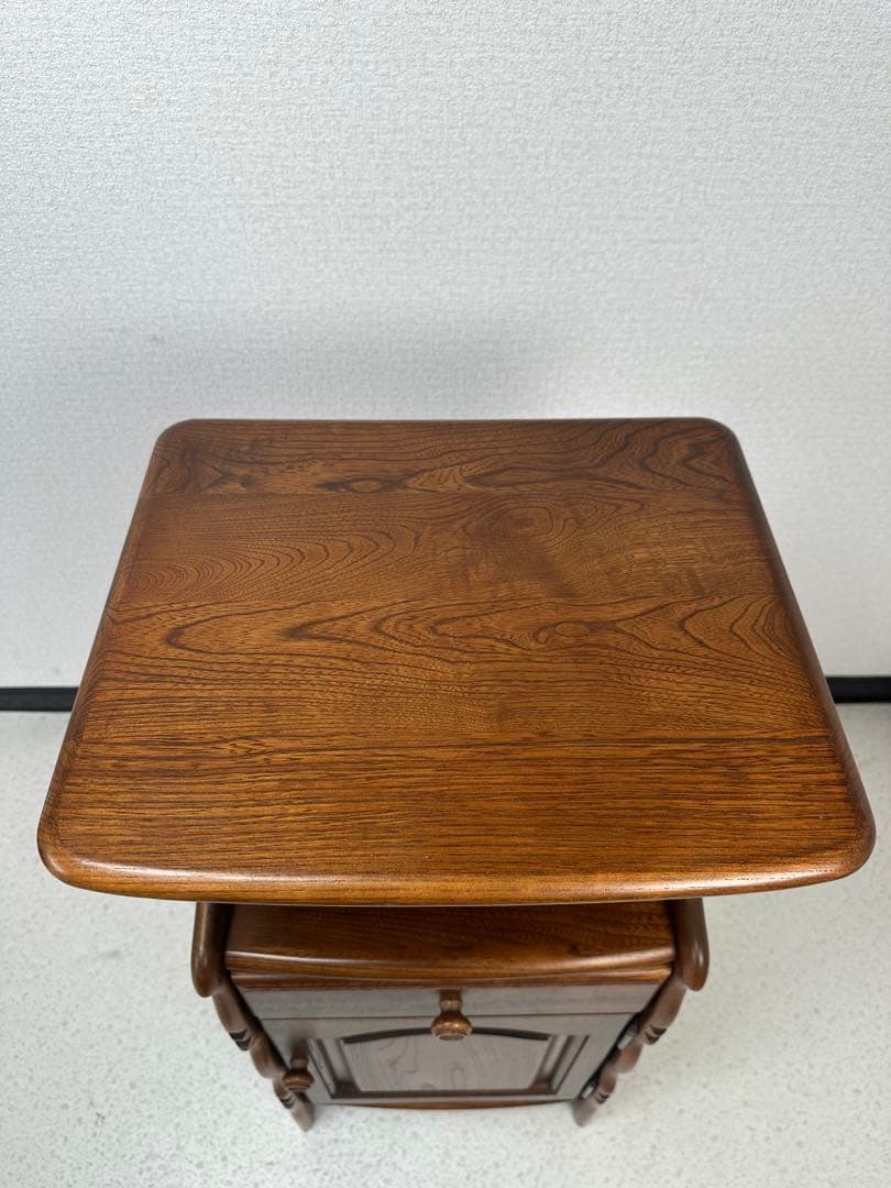 karimoku オールド カリモク コロニアル 電話台 花台 ※i4※