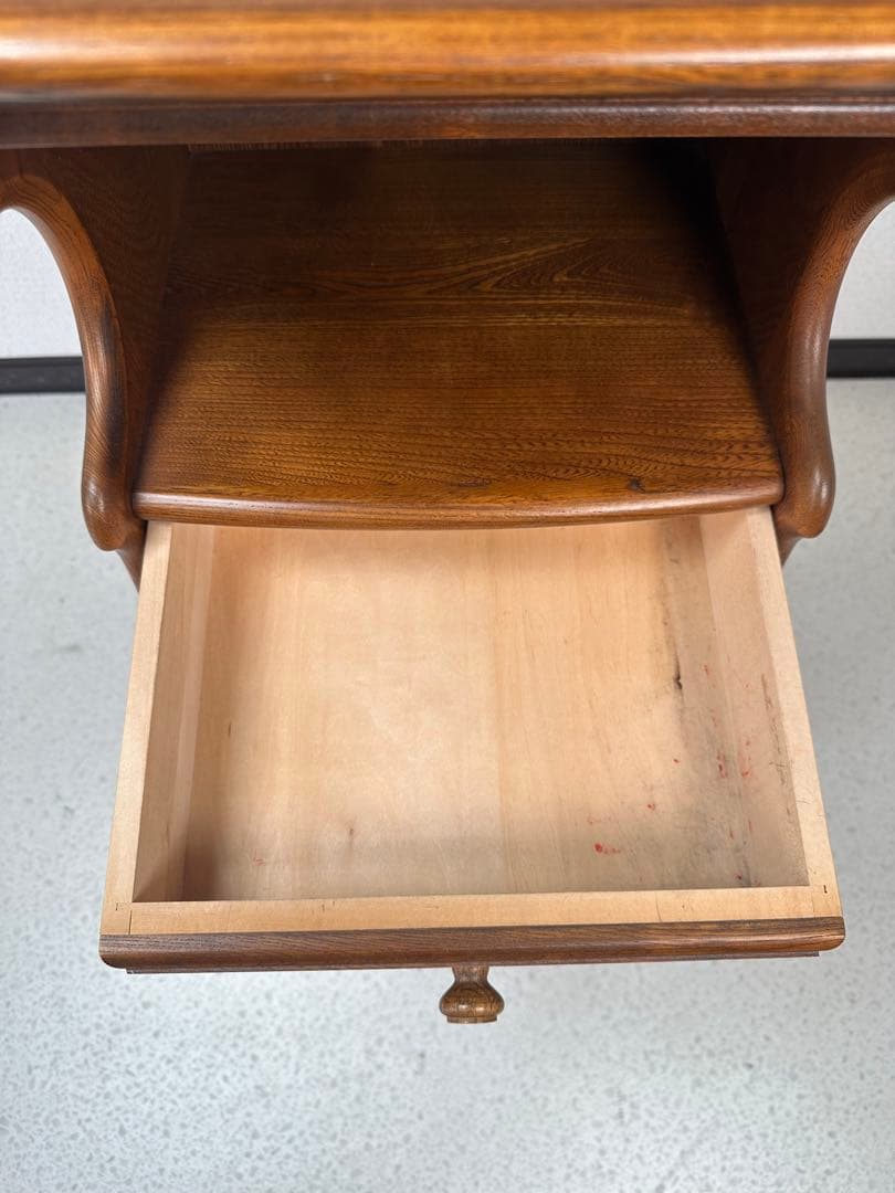 karimoku オールド カリモク コロニアル 電話台 花台 ※i4※