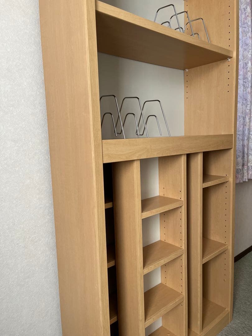 本棚　スライド・調整式