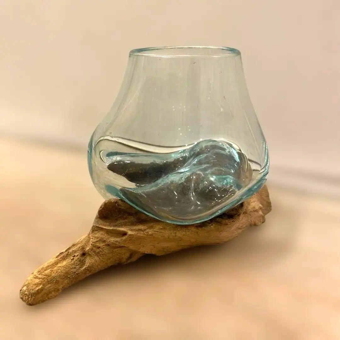 コエポンさん専用 最終値下げ　バリ島産　流木ガラス　アクアリウム　置物