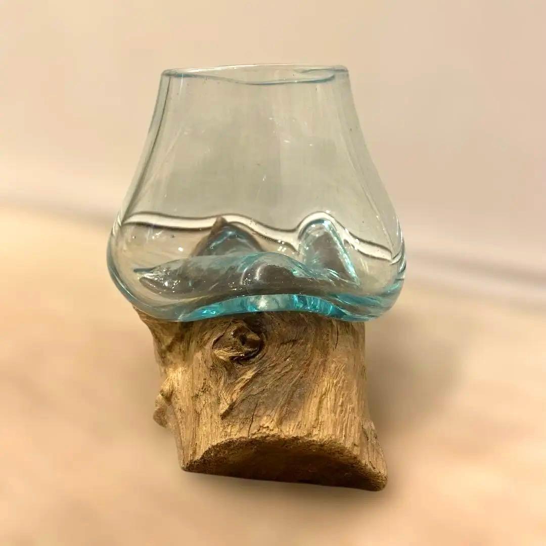 コエポンさん専用 最終値下げ　バリ島産　流木ガラス　アクアリウム　置物