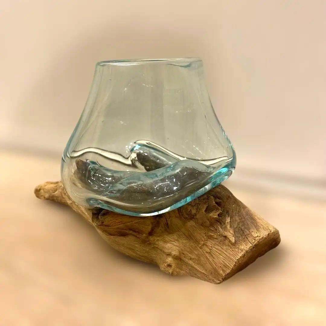 コエポンさん専用 最終値下げ　バリ島産　流木ガラス　アクアリウム　置物