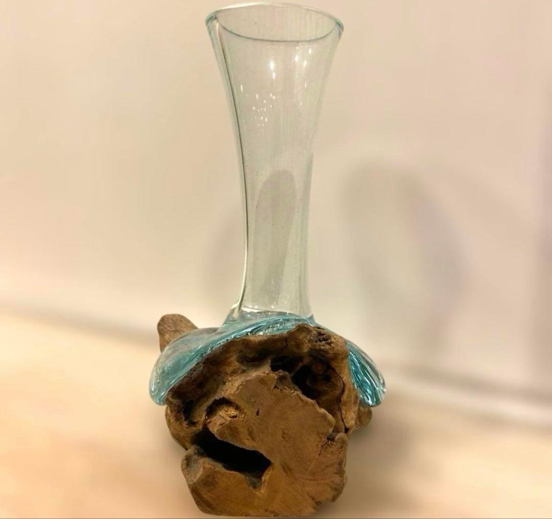 コエポンさん専用 最終値下げ　バリ島産　流木ガラス　アクアリウム　置物