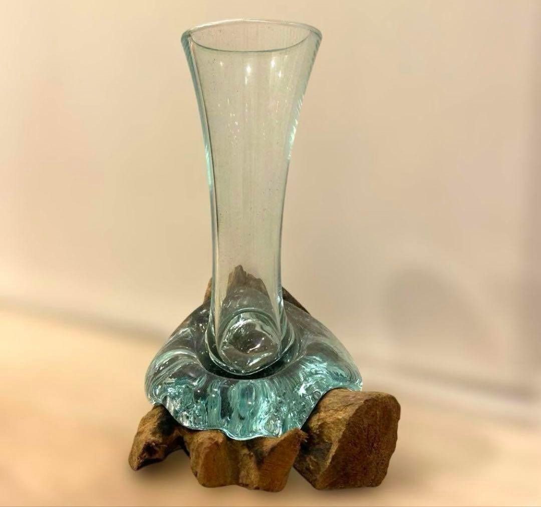 コエポンさん専用 最終値下げ　バリ島産　流木ガラス　アクアリウム　置物