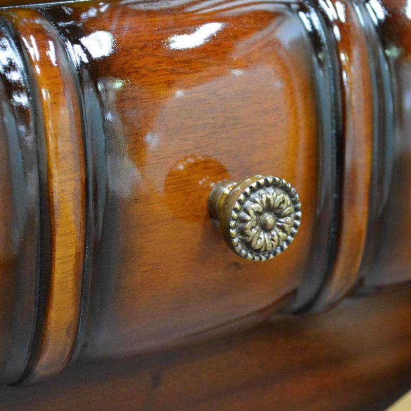 マホガニー ベッドサイドテーブル ミニ本棚 完成品 ナイトテーブル アンティーク