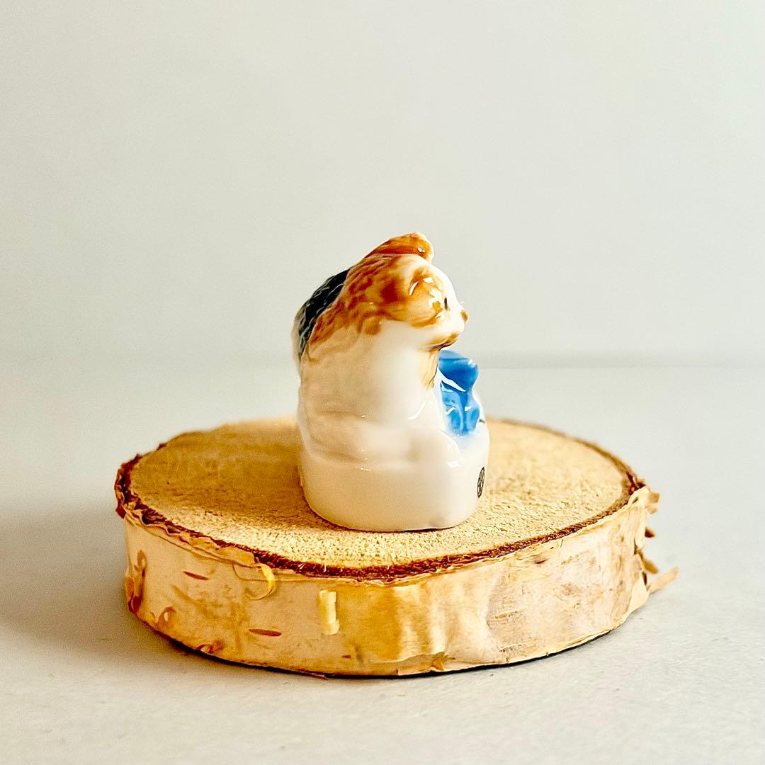 猫のフェーブ フェーヴ 陶器 置物 ミニチュア フランス製 - メルカリ