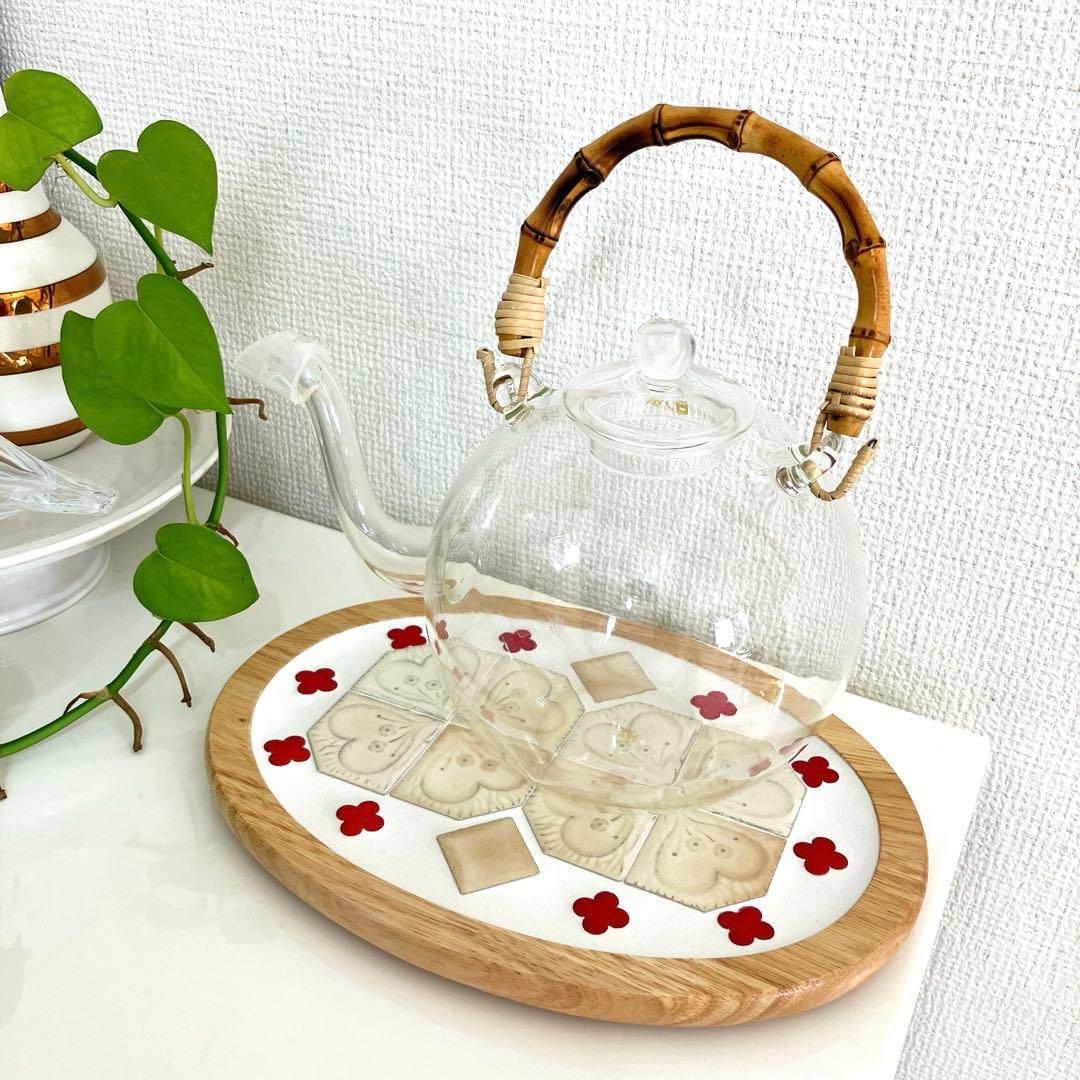 ❁⃘flowerタイルトレー《nukumori》