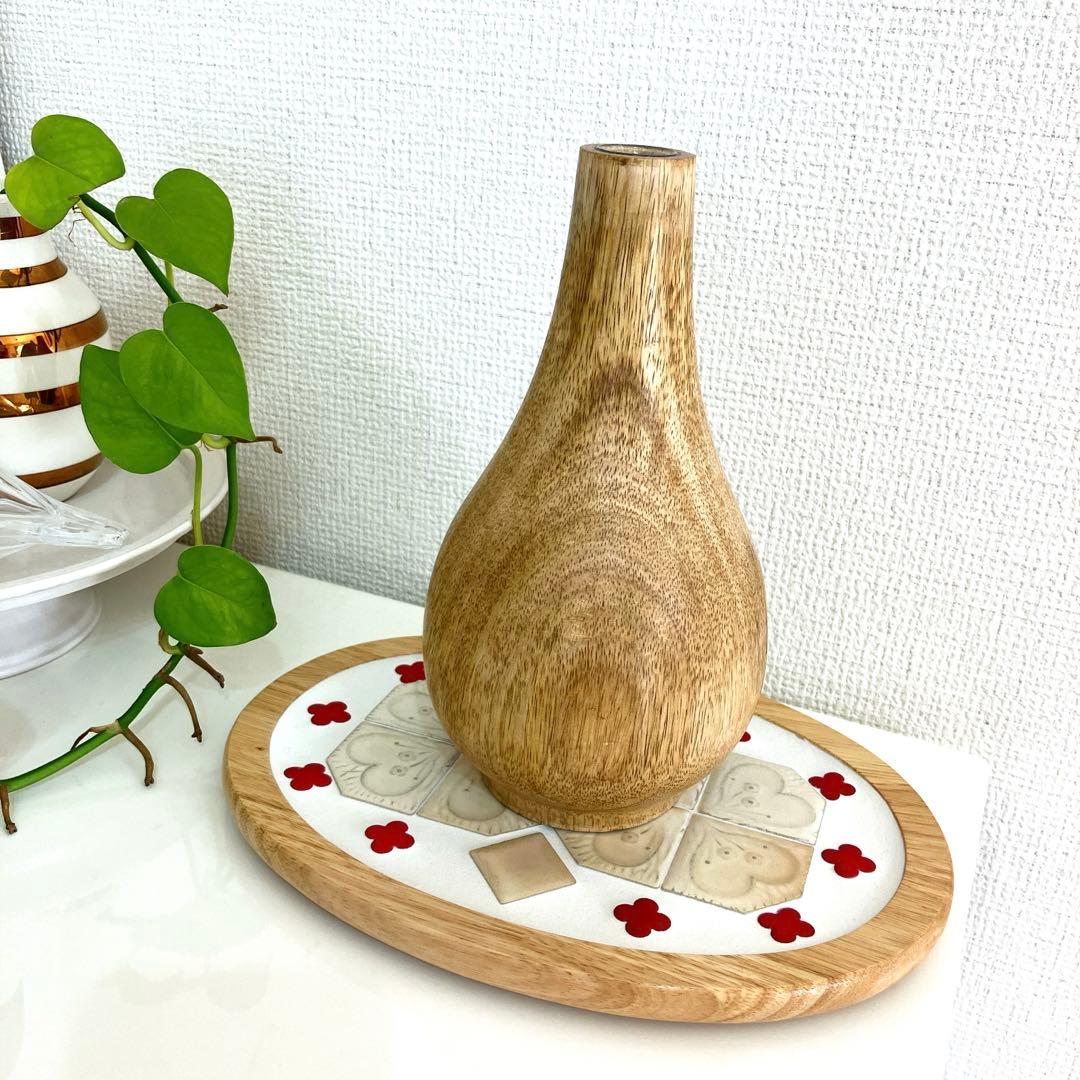 ❁⃘flowerタイルトレー《nukumori》