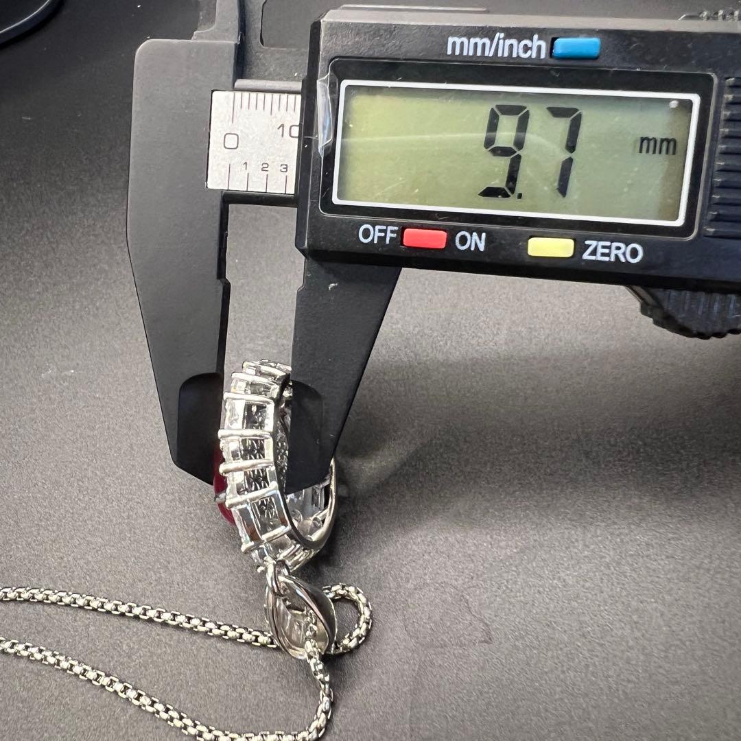 ミャンマー産大粒 七色のルビー3点セット海外鑑定書付ペンダント+リング+ピアス