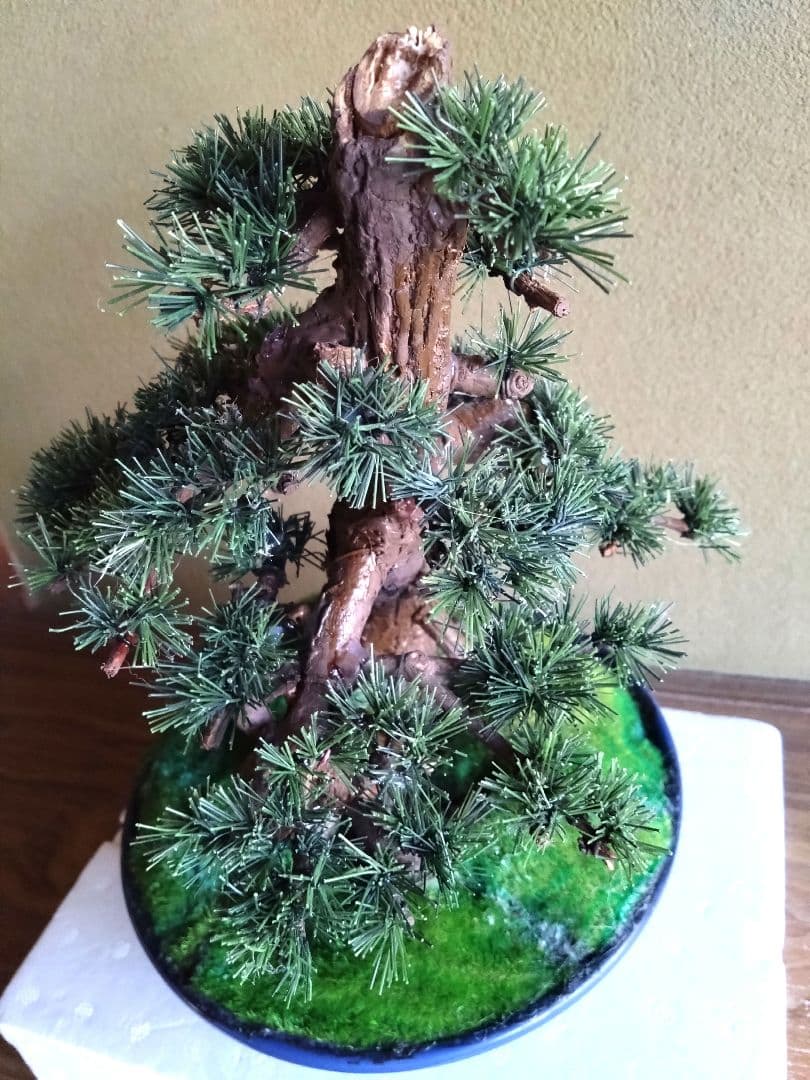 人工盆栽 フェイクグリーン ハンドメイド 松の木 模型 インテリア 模造