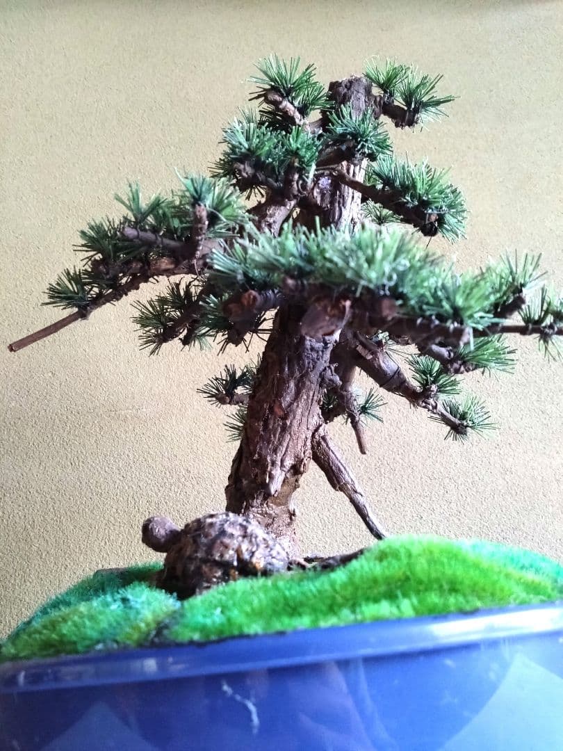 人工盆栽 フェイクグリーン ハンドメイド 松の木 模型 インテリア 模造