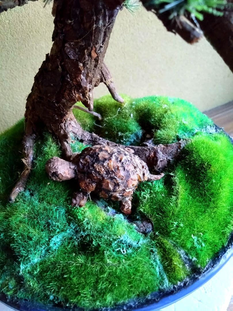 人工盆栽 フェイクグリーン ハンドメイド 松の木 模型 インテリア 模造