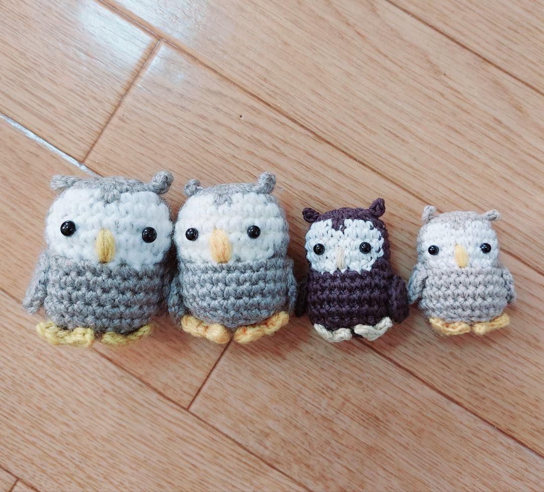 あみぐるみ ふくろう 【受注製作になります】 - メルカリ
