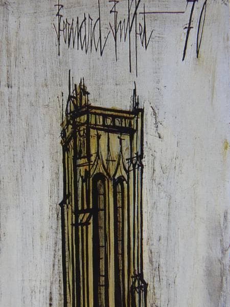 ベルナール・ビュッフェ、「ラ・トゥール・サン・ジャック」 - メルカリ