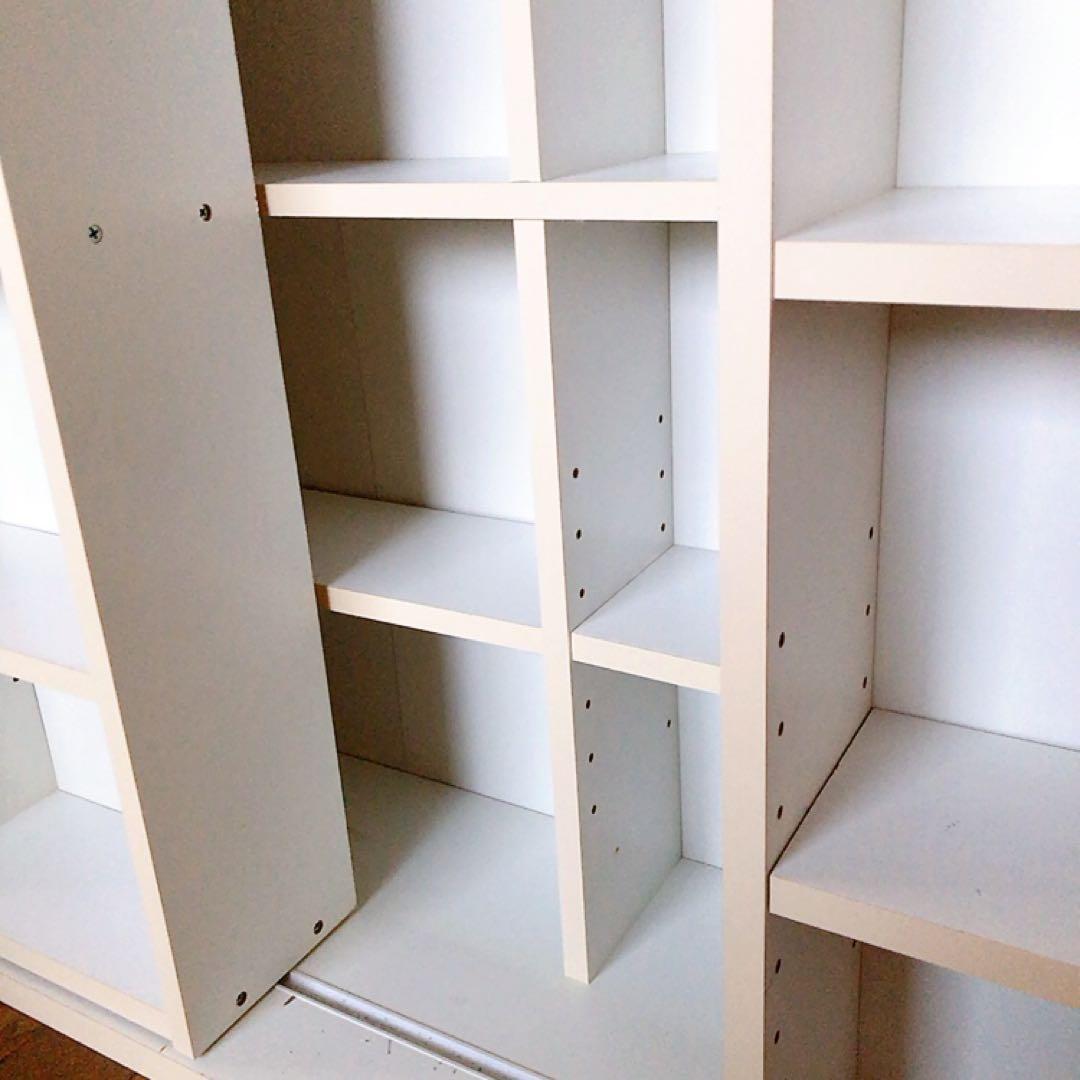 組み立て本棚　漫画　ラック　収納　スライド　単行本