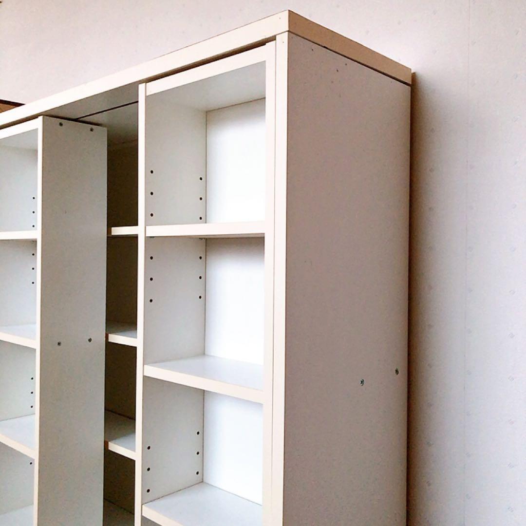 組み立て本棚　漫画　ラック　収納　スライド　単行本