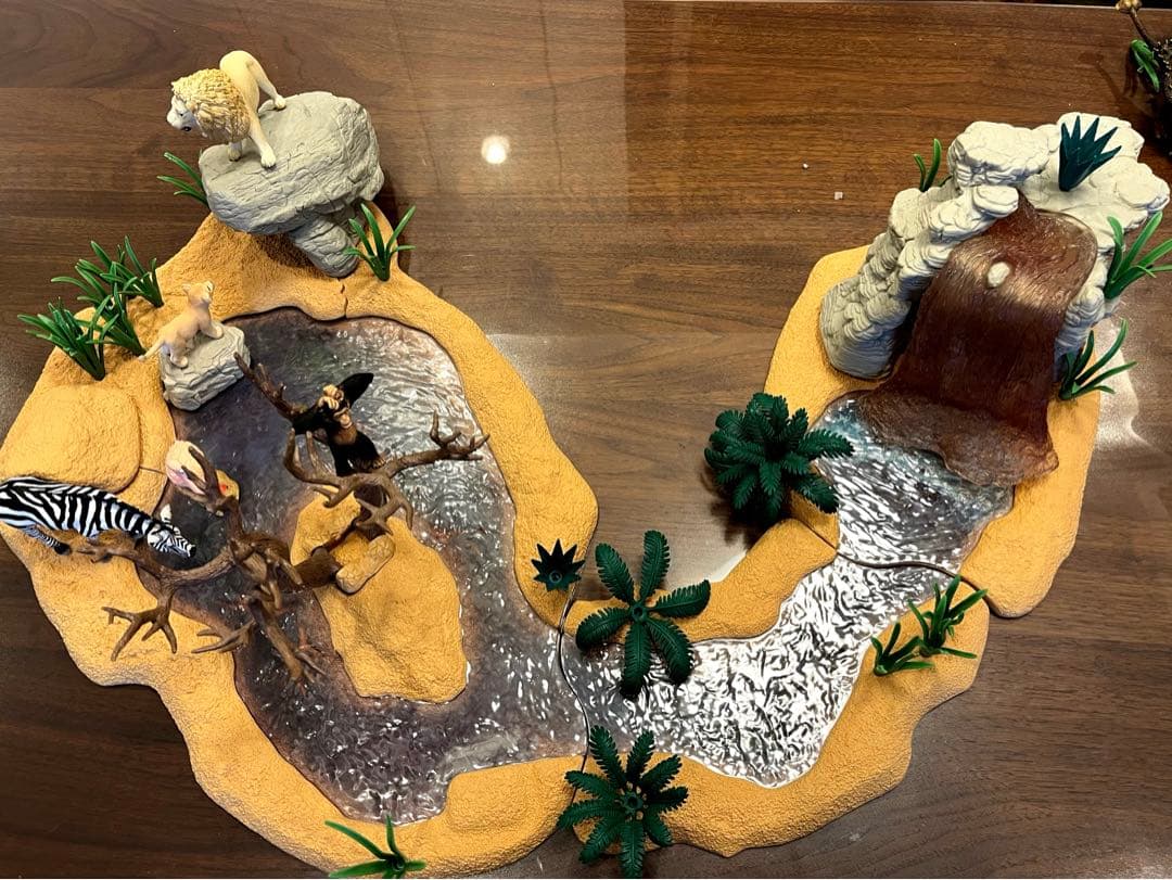 シュライヒ ワイルドライフ 42321 水飲み場での大冒険!サバンナビッグ