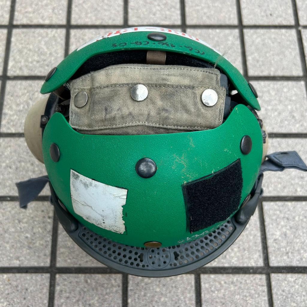 米軍　デッキクルーヘルメット　FLIGHT DECK　グリーン　ミリタリー ・５