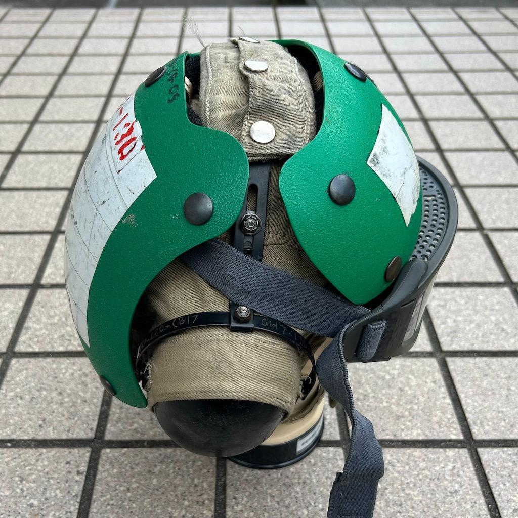 米軍　デッキクルーヘルメット　FLIGHT DECK　グリーン　ミリタリー ・５