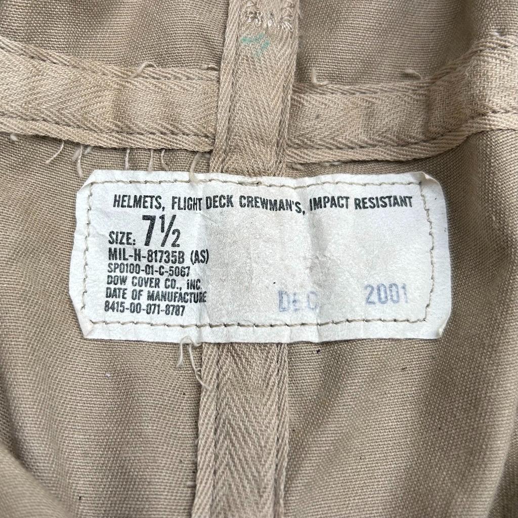 米軍　デッキクルーヘルメット　FLIGHT DECK　グリーン　ミリタリー ・５