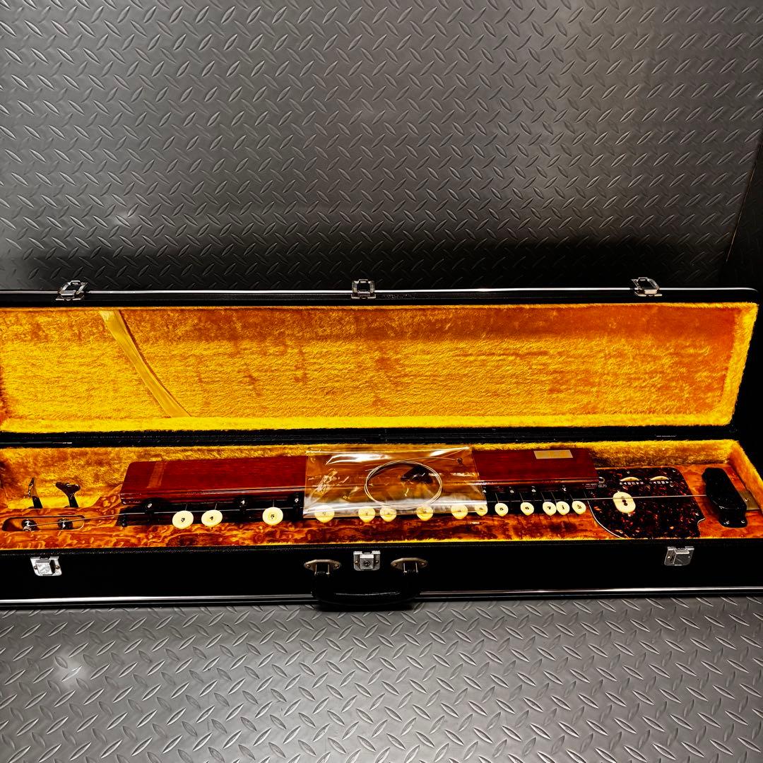 美品】琴伝流 1弦 バス大正琴 キー ハードケース付 調律済 GOTOHペグ