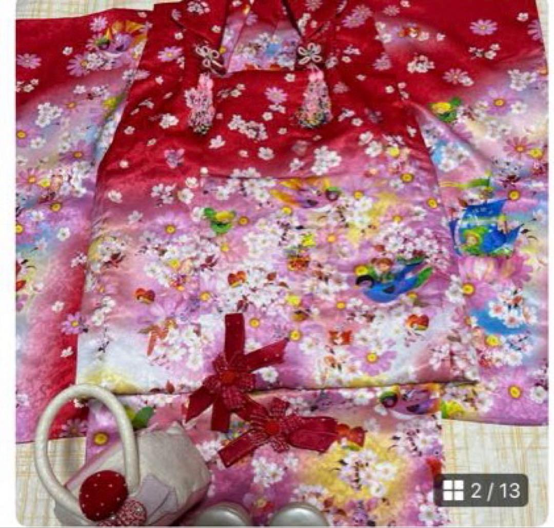 七五三　　3歳　着物セット　被布　MOE 永田萌