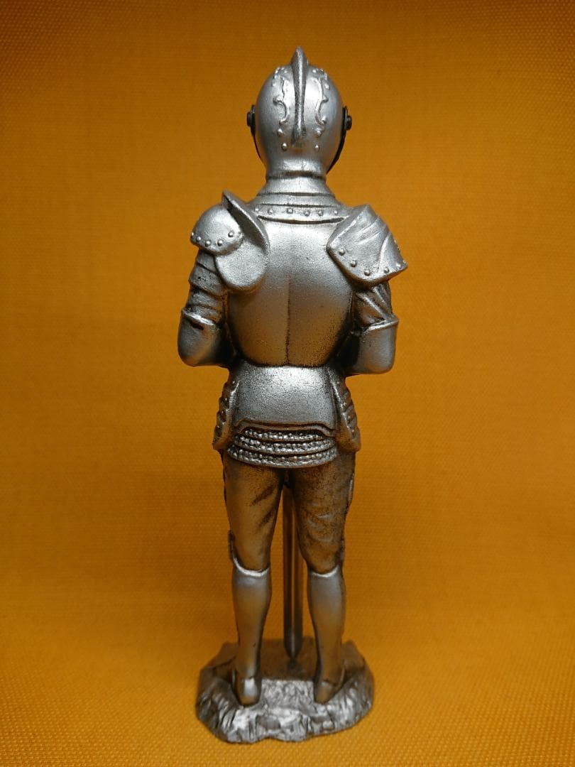 ビンテージ　騎士　金属　ヨーロッパ　置物　インテリア　工芸品　美術品　A1340