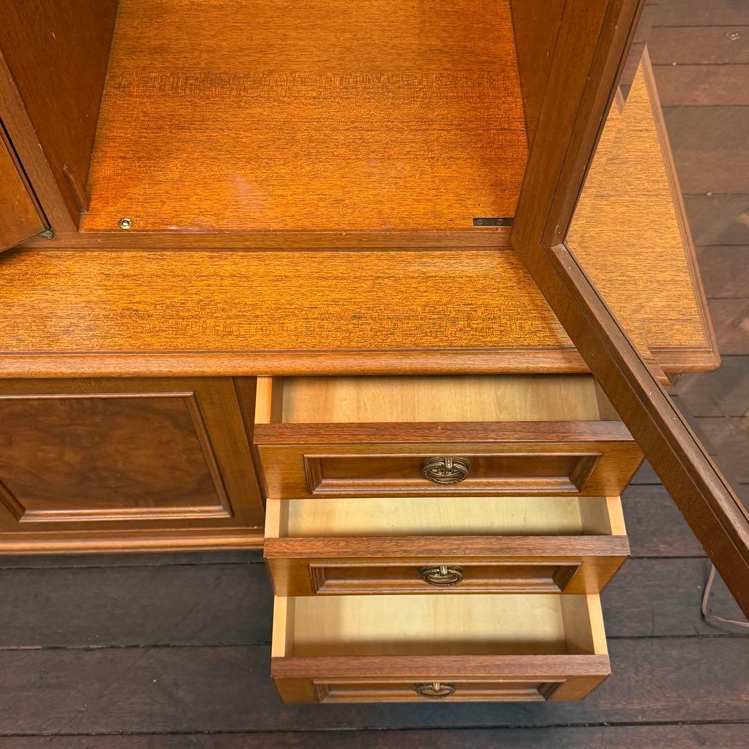 H112K21 神戸洋家具 メープル不二家 キッチンボード 食器棚