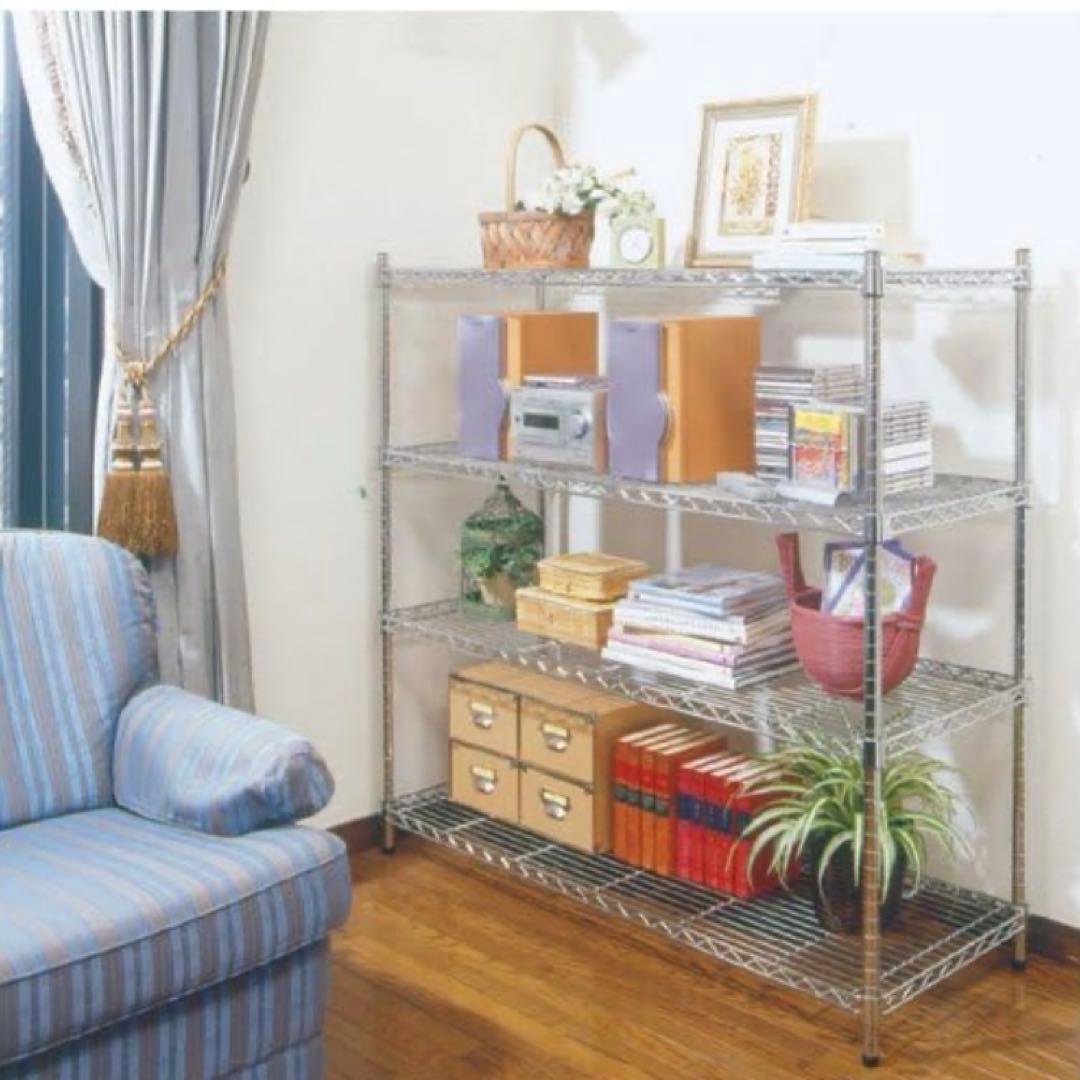 C2 アイリスオーヤマ　ラック　メタルラック　4段　スチールラック　Y