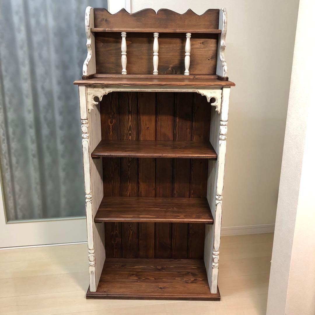 カントリー家具　シェルフ　アンティーク風