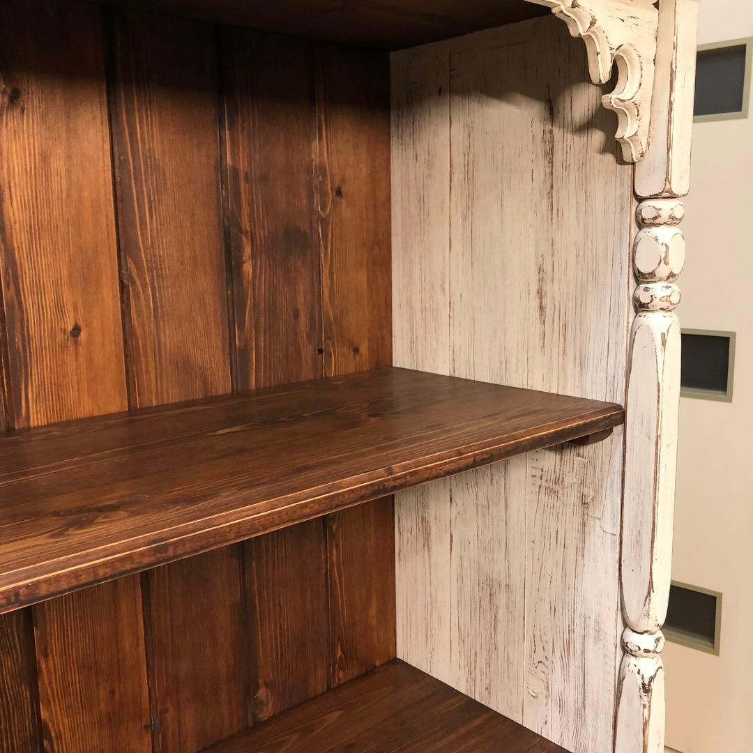 カントリー家具　シェルフ　アンティーク風