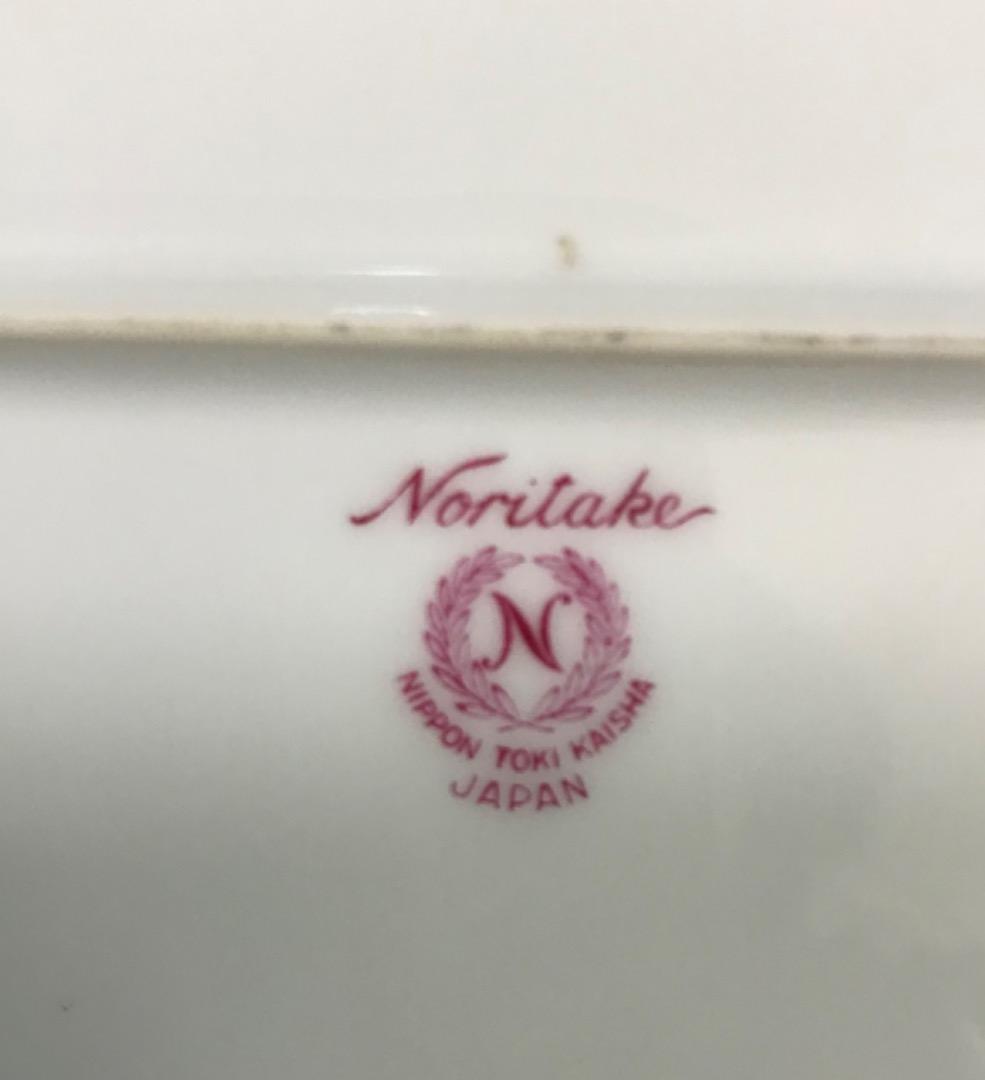 ノリタケ　楕円形の絵皿