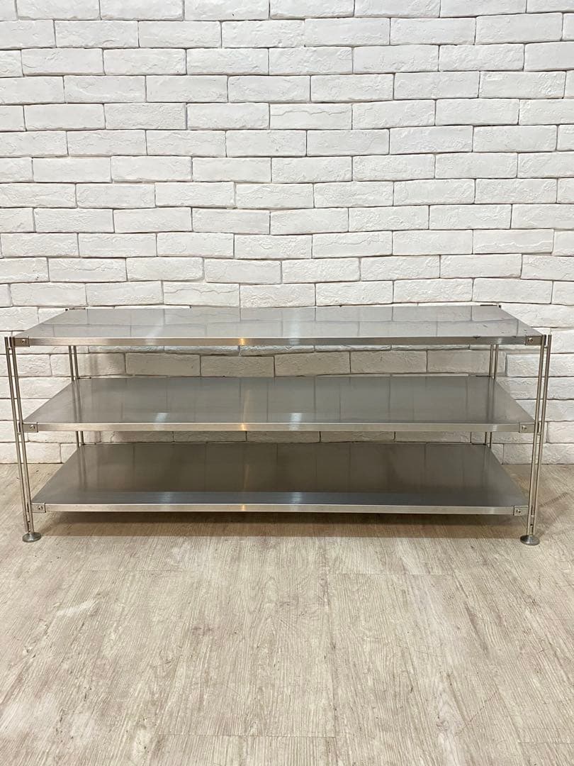 【東京都内23区配送無料】無印良品　ステンレス　棚　ラック　スチール　テレビ　本