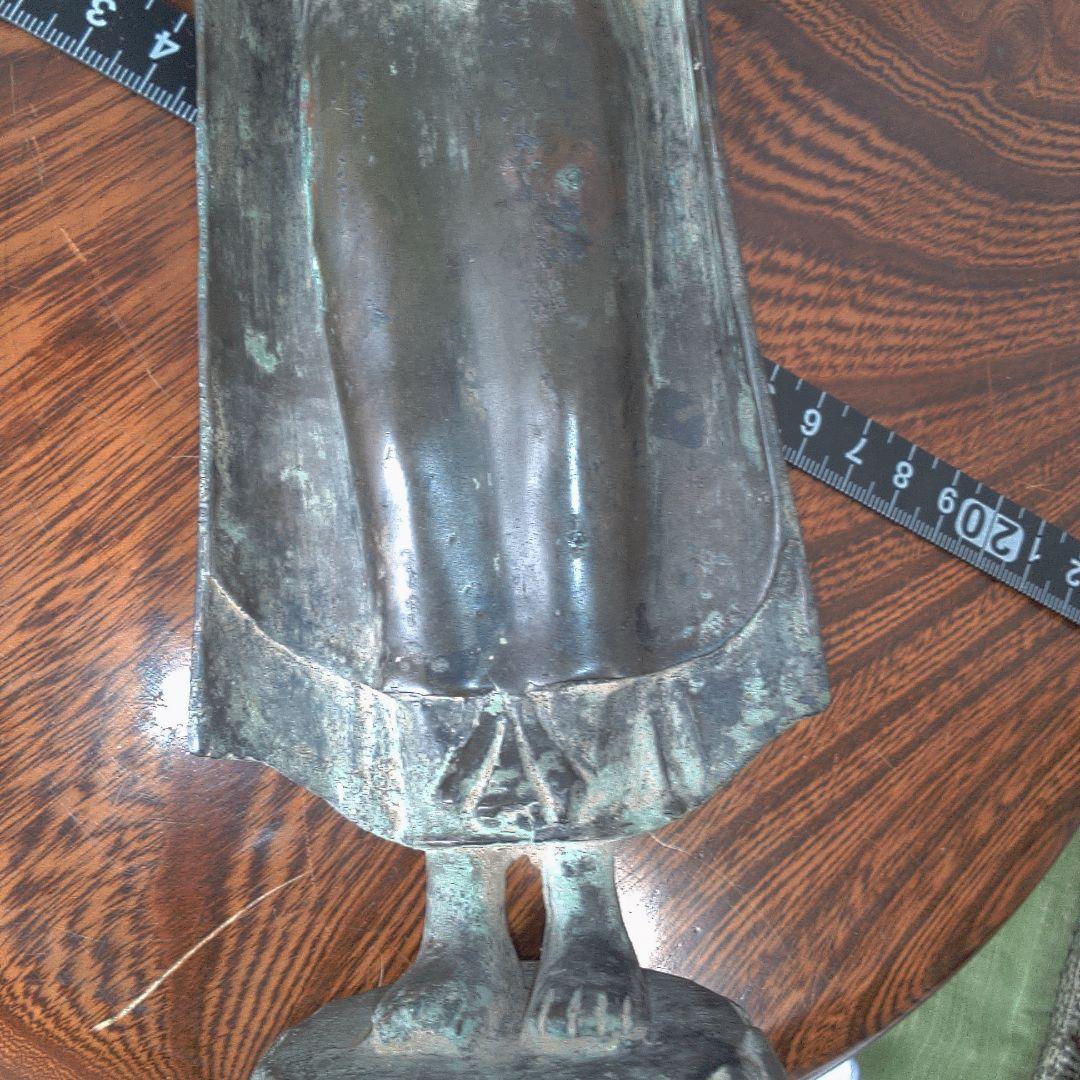 青銅製 立像仏 約30cm 古代？