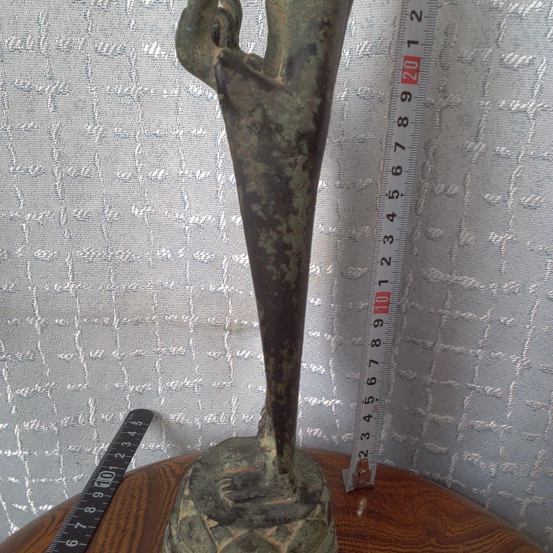 青銅製 立像仏 約30cm 古代？