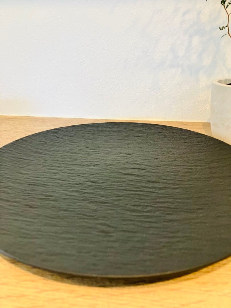 タロ♦︎　ビレロイボッホ　ロック　ブラック　31.5cm 大皿