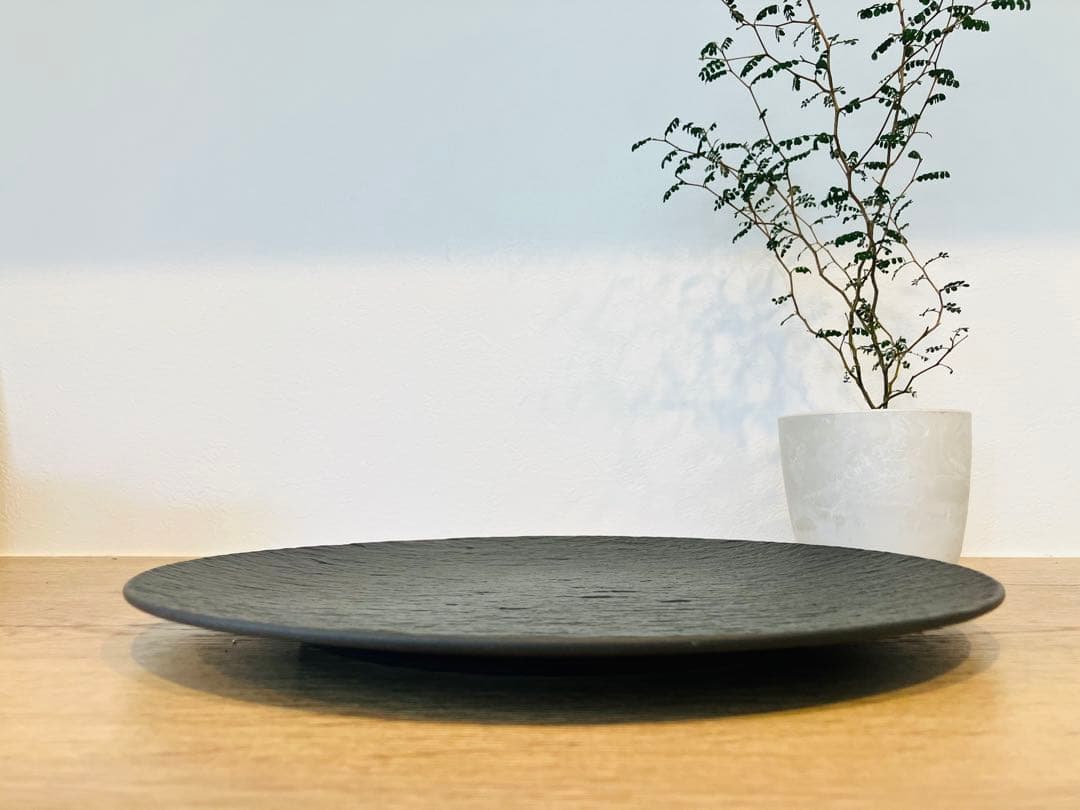 タロ♦︎　ビレロイボッホ　ロック　ブラック　31.5cm 大皿